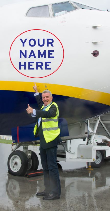 Ryanair Launches Aircraft Livery Advertising