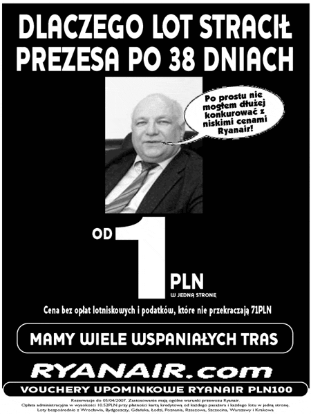 Dlaczego LOT stracil prezesa po 38 dniach