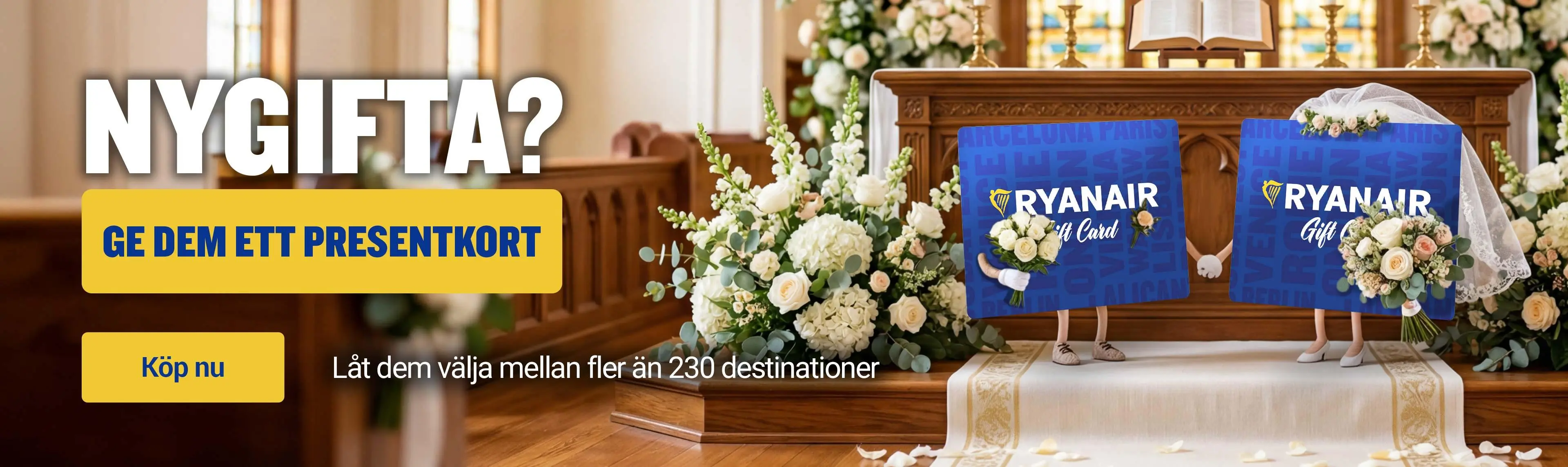 Ryanair - PRESENTKORT